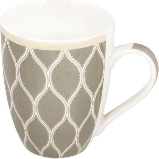 Max Home Becher aus Porzellan Weiß 340ml