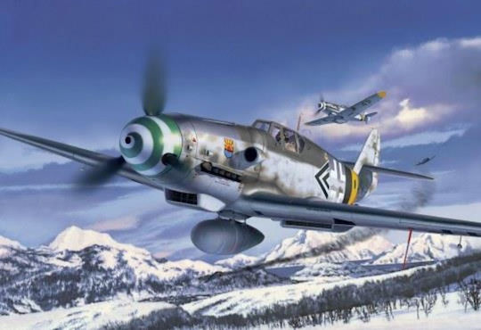 Revell Φιγούρα Μοντελισμού Messerschmitt Bf109g-6 με Κόλλα και Χρώματα