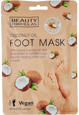 Beauty Formulas Maske Ενυδάτωσης für Beine 2Stück