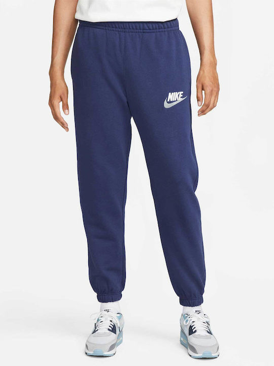 Nike Παντελόνι Φόρμας με Λάστιχο Μπλε
