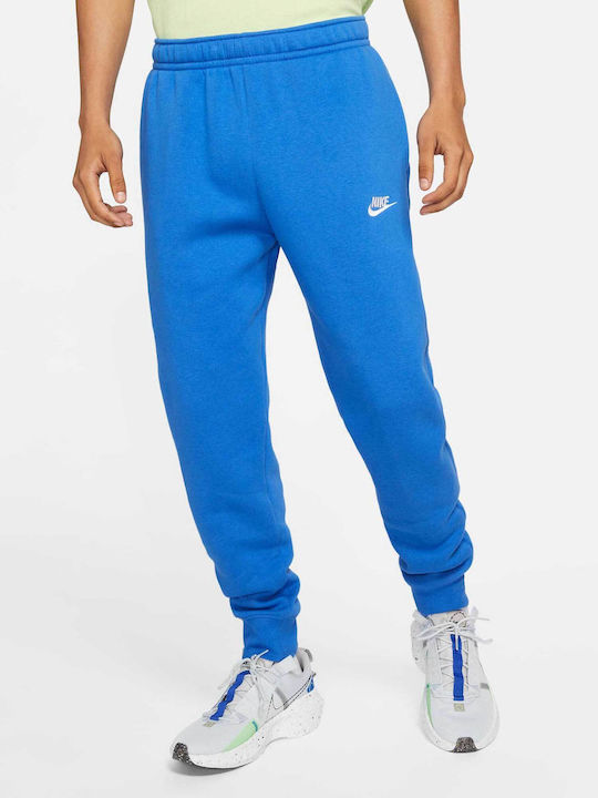 Nike Παντελόνι Φόρμας με Λάστιχο Μπλε