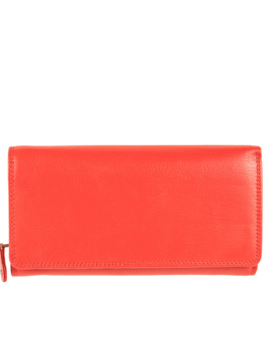 Fetiche Leather Large Leather Women's Wallet Red