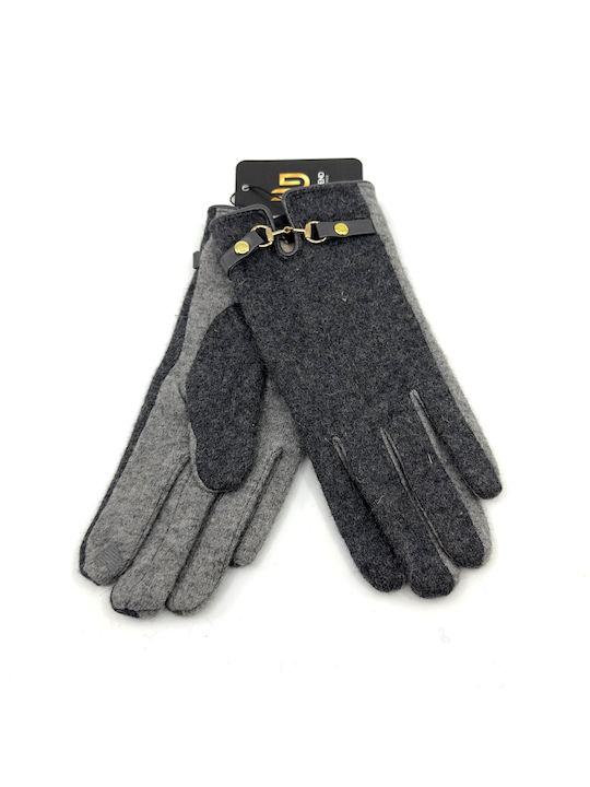 Legend Accessories Gray Wolle Handschuhe Berührung