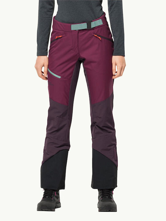 Jack Wolfskin Women's Hiking Long Trousers Purple