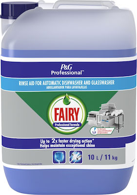 Fairy Professional Agent de Clătire Lichid pentru Mașina de Spălat Vase 1x10lt