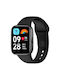 Lite Watch 3 Active Λουράκι Σιλικόνης Μαύρο (Xiaomi Redmi Watch 3 Lite / Watch 3 Active)