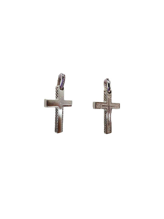 Velegrakis Damen Weißgold Kreuz 14K