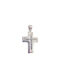 Velegrakis Women's White Gold Cross 14K