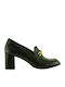 Patent Leather Khaki Heels