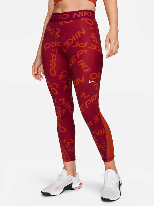 Nike Women's Cropped Training Legging Red