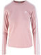 Adidas Women's Athletic Blouse Long Sleeve Pink