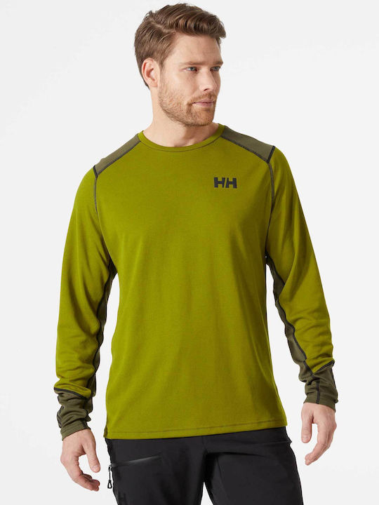 Helly Hansen Lifa Ανδρική Ισοθερμική Μακρυμάνικη Μπλούζα Πράσινη