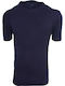 Kurzarmbluse Blau