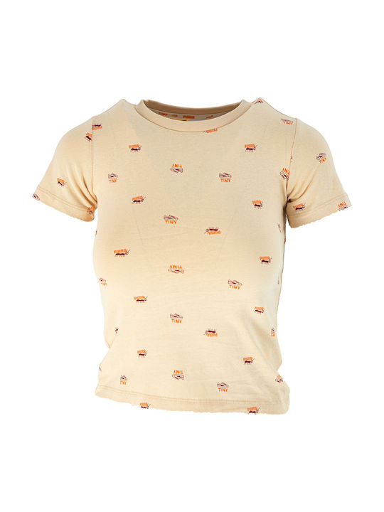 Puma Kinder-T-Shirt Beige