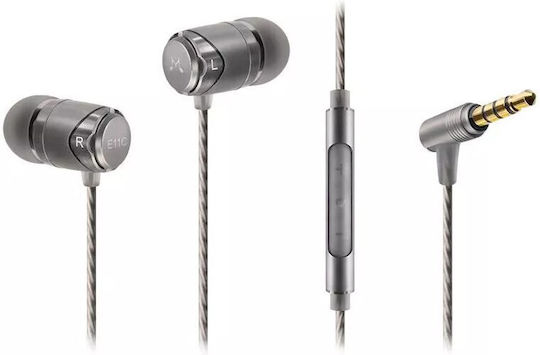 Soundmagic E11C In-ear Handsfree με Βύσμα 3.5mm Steel