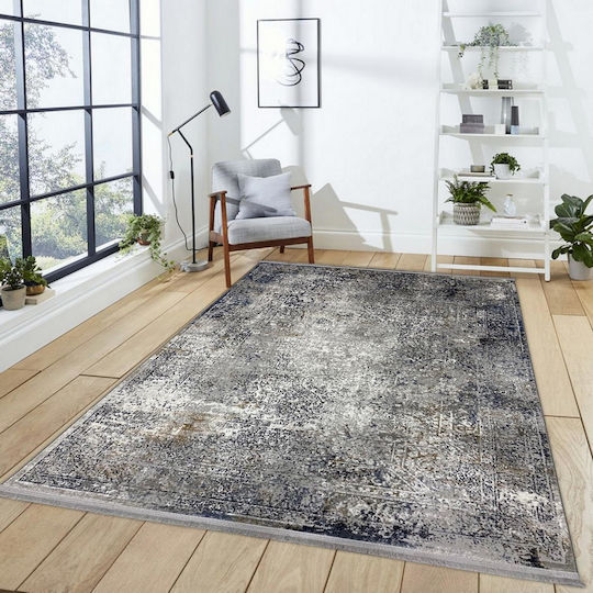 Marry Mr 254 Rug Rectangular Grey Navy