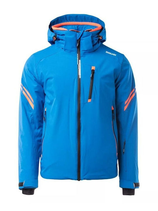 Brugi Herren Winter Jacke Lässig Blau