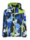 Kids' Sports Jacket Windproof with Hood Blue