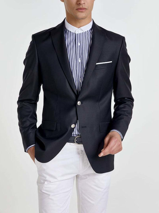 Men's Suit Jacket Slim Fit Black
