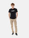 Cesar Trousers Cargo Elastic Blue