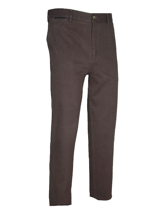 Stefansxxl Herrenhose Chino Braun