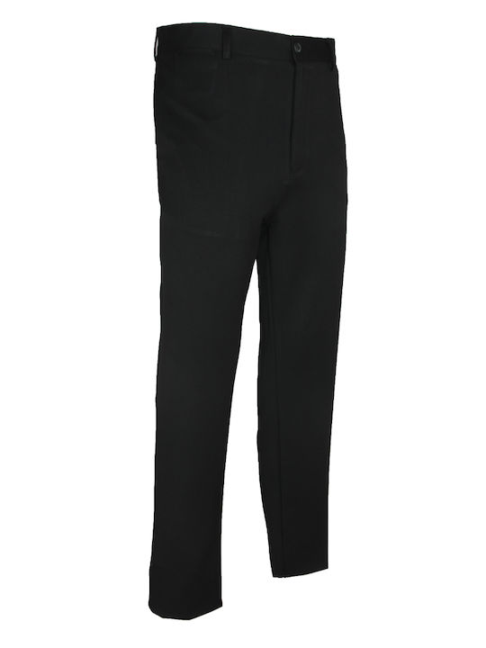 Stefansxxl Men's Trousers Chino Black