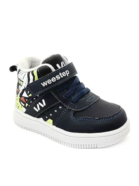 Weestep Παιδικά Sneakers High Ανατομικά με Σκρα...