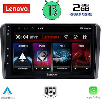 Lenovo Sistem Audio Auto pentru Mitsubishi L200 2020> (Bluetooth/USB/WiFi/GPS/Apple-Carplay/Android-Auto) cu Ecran Tactil 9"