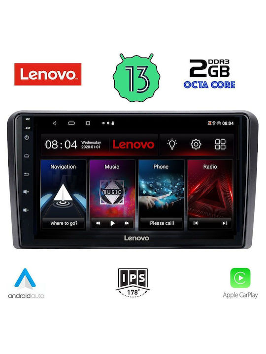 Lenovo Lvf Ηχοσύστημα Αυτοκινήτου για Mitsubishi L200 2020> (Bluetooth/USB/WiFi/GPS/Apple-Carplay/Android-Auto) με Οθόνη Αφής 9"
