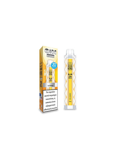Aroma King Ηλεκτρονικό Τσιγάρο μιας Χρήσης 700 Εισπνοών Cool Mango 2ml 20mg