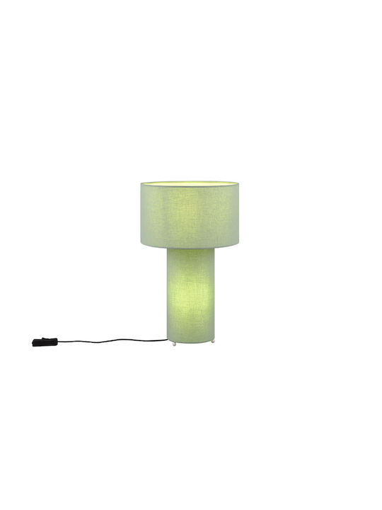 Trio Lighting Tischlampe für E27 Fassung mit Grün Schirm und Fuß