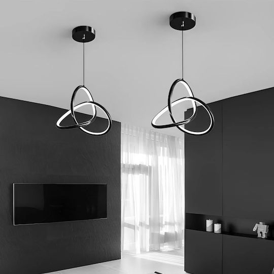 Powertech LED Висящо таванно осветително тяло Черно 22x100x100см Powertech LED Висящо таванно осветително тяло Черно 22x100x100см
