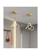 Powertech Pendant Light Gold 22x22x100cm