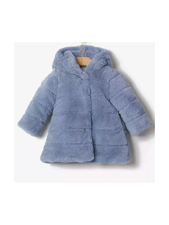 Yell Oh! Girls Fur Coat Blue