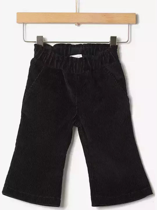 Kids' Corduroy Pants Black