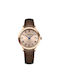 Raymond Weil Toccata Γυναικείο Ρολόι 34mm Μπαταρίας με Καφέ Δερμάτινο Λουράκι