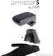 Rati Armster Car Fabric Armrest for Volkswagen Golf Black