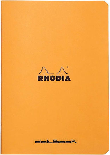 Rhodia Notizbuch A5 48 Blätter mit Weißen Seiten Orange