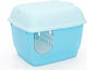 Pet Interest Cat Toilet Closed Light Blue L57.5 x W44 x H44cm
