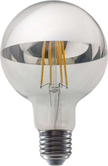 Aca LED-Lampe 8W für Fassung E27 und Form G95 Warmes Weiß 900lm