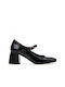 Beatris Patent Leather Black Heels