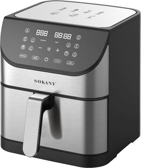 Sokany Heißluftfritteuse 7Es Silber SK-10006