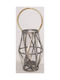 Etoile Laterne Metallisch Silber 27x27x64cm 1Stück