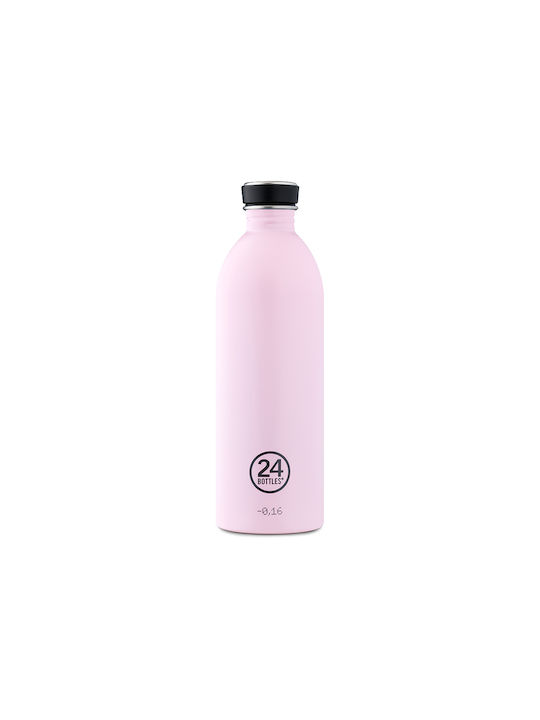 24Bottles Wasserflasche Rostfreier Stahl 1000ml Rosa