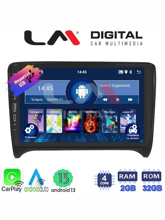 LM Digital Sistem Audio Auto Pentru Audi TT 2007 > 2014 Bluetooth USB Wi-Fi GPS Apple CarPlay Android Auto
