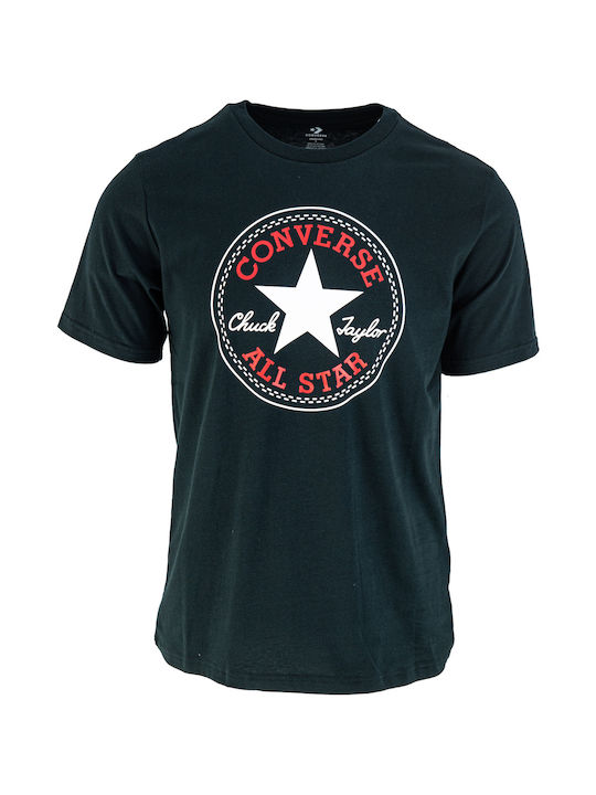 Converse T-shirt Bărbătesc cu Mânecă Scurtă Negru