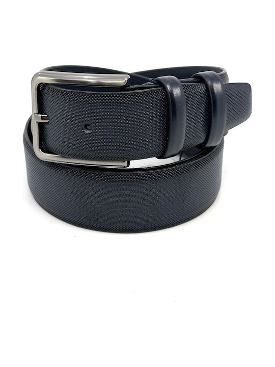 Legend Accessories Herren Gürtel Leder Marineblau
