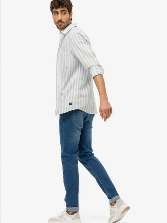 Men's Jeans Pants with Regular Straight Fit Blue