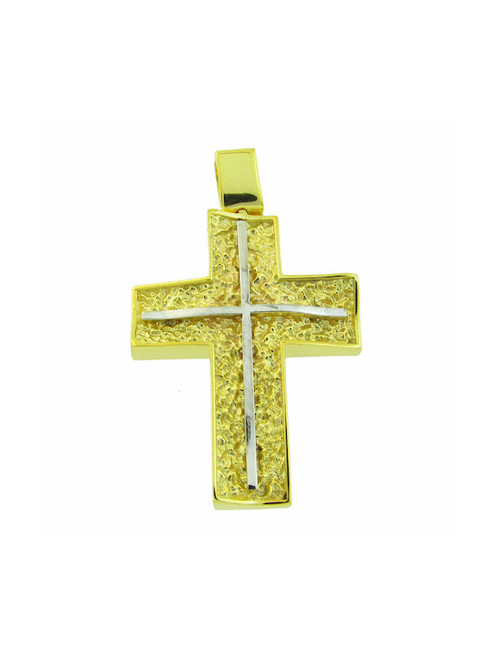 Senzio Belibasakis Men's Gold Cross 14K