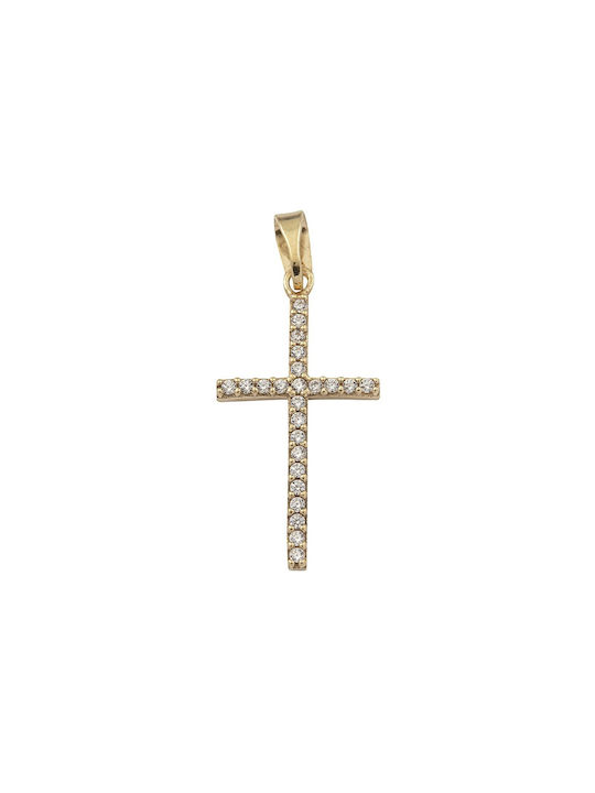 Senzio Belibasakis Damen Gold Kreuz 14K